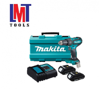 MÁY KHOAN BÚA, VẶN VÍT DÙNG PIN(BL)(18V) MAKITA DHP485SFE