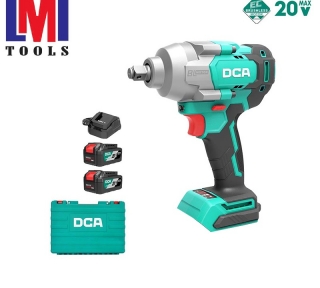  Máy siết bu lông dùng pin 20V DCA ADPB488FK (2 Pin 5.0Ah, 1 Sạc)