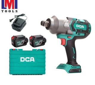 Máy Siết Bu Lông Không Chổi Than Dùng Pin DCA ADPB998H2K (2 Pin 6.0Ah & Sạc)