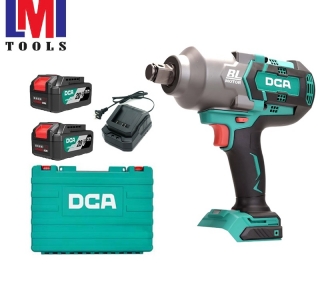 Máy Siết Bu Lông Không Chổi Than Dùng Pin DCA ADPB998FK (2 Pin 5.0Ah & Sạc)