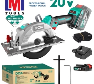 Máy cưa đĩa tròn không chổi than dùng pin 20V DCA ADMY140SDM
