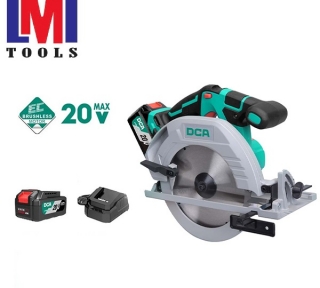 Máy cưa đĩa tròn không chổi than dùng pin 20V DCA ADMY02-185Z