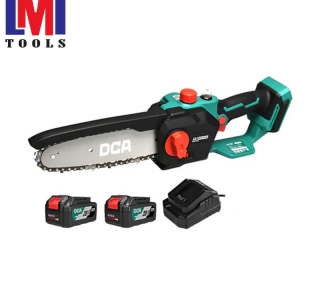 Máy cưa xích không chổi than dùng pin DCA ADML20081EM