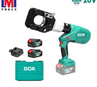  Máy cắt cáp thủy lực dùng pin 20V DCA ADYJ55EM (2 Pin 4.0Ah & 1 Sạc)