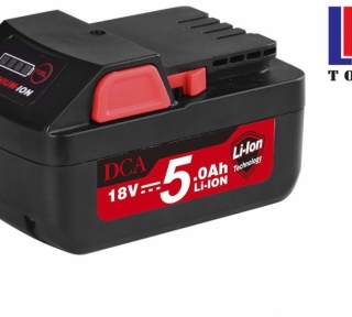 Pin lithium vuônng 18V/ 5.0Ah  DCA FFBL18-04