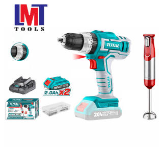 Bộ combo 2 máy dùng pin 20V Total TOSLI22112 