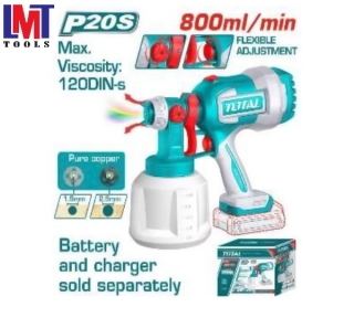 Máy phun sơn dùng pin Lithium 20V Total TSGLI2004 (không kèm pin & sạc)