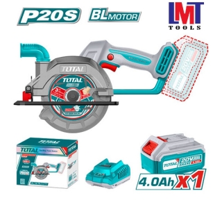 Máy cưa đĩa tròn dùng pin Lithium-Ion 20V Total TSLI14021 Máy cưa đĩa tròn dùng pin Lithium-Ion 20V Total TSLI14021