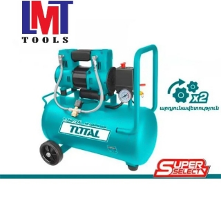 Máy nén khí không dầu 24L/1100W Total TCS1110242T