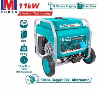 Máy phát điện dùng xăng biến tần11KW Total TP3120001