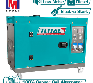 Máy phát điện dùng dầu 6.5kW Total TP265001