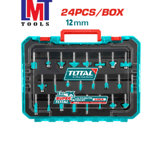 Bộ 24 mũi phay đuôi 12mm Total TACSR12412