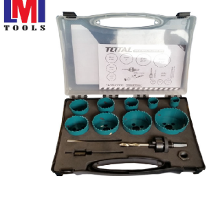 Bộ 13 mũi khoét lỗ kim loại Total TACSH0131