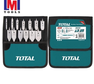 Bộ 13 mũi khoan gỗ đầu dẹp Total TACSD70131