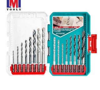 Bộ 16 mũi khoan tường, sắt, gỗ chuôi lục giác Total TACSDL11608