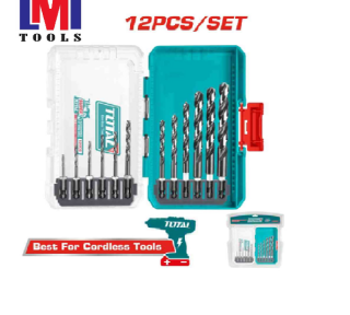 Bộ 12 mũi khoan sắt HSS chuôi lục giác Total TACSDL11206