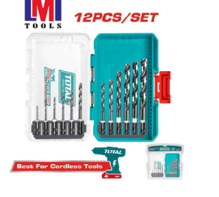 Bộ 15 mũi khoan sắt HSS 4341 Total TACSDL51506