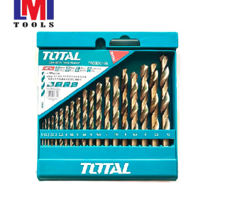 Bộ 19 mũi khoan kim loại HSS Total TACSD0195