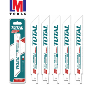 Bộ 5 lưỡi cưa kiếm 150mm cắt kim loại Total TRSB922EF
