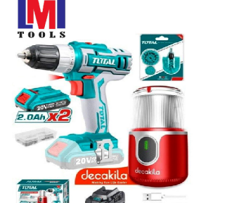 Bộ combo 2 máy xay cà phê và khoan dùng pin 20V Total TOSLI23013 Bộ combo 2 máy xay cà phê và khoan dùng pin 20V Total TOSLI23013