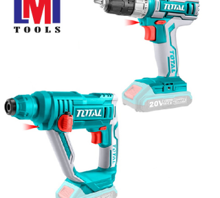 Bộ combo máy khoan động lực TRHLI1601 và máy khoan TDLI20024 dùng pin 20V Total TCKLI2008