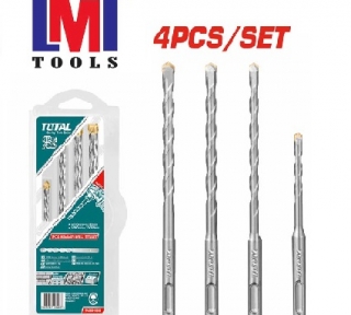 Bộ mũi khoan bê tông 4 chi tiết Total TACSD1945 6-10mm