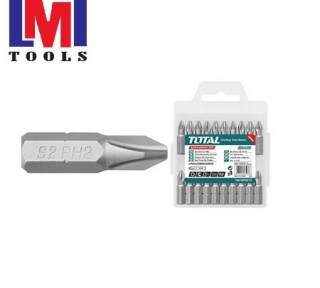 Bộ mũi vít bake 10 chi tiết Total TAC16PH223