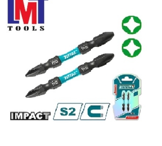 Bộ 2 mũi bắt vít PH2+PH2 65mm Total TACIM72PH265