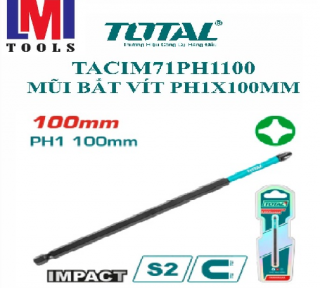Mũi bắt vít PH1x100mm Total TACIM71PH1100