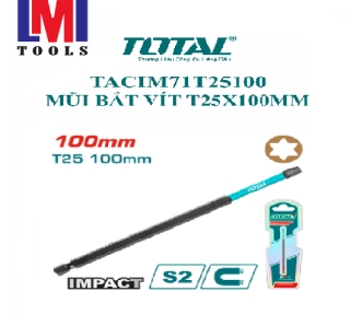 Mũi bắt vít T25x100mm Total TACIM71T25100 Mũi bắt vít T25x100mm Total TACIM71T25100