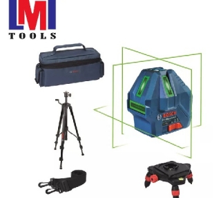 Bộ máy cân mực 5 tia xanh Bosch GLL 50-15 XG (06010657K1) Bộ máy cân mực 5 tia xanh Bosch GLL 50-15 XG (06010657K1)