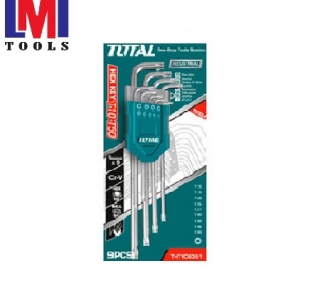 Bộ lục giác bông dài 9 chi tiết Total THT106391 T10-T50 Bộ lục giác bông dài 9 chi tiết Total THT106391 T10-T50