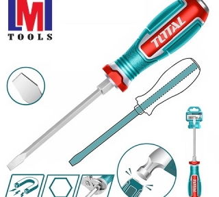 Tua vít dẹp đóng xuyên SL8x200mm Total TGTSL8200