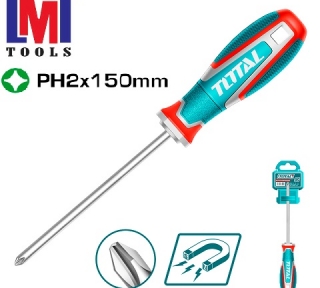 Tua vít bake đóng xuyên PH2x150mm Total TGTPH2150