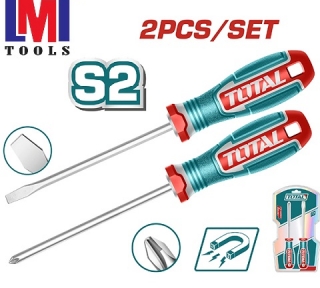 Bộ 2 tua vít dẹp và bake Total TKSDS0226 Bộ 2 tua vít dẹp và bake Total TKSDS0226