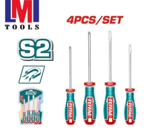 Bộ 4 Tua Vít Bake & Dẹp Total TKSDS0426