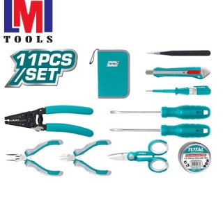 Bộ 11 công cụ thợ điện Total TKETS0111