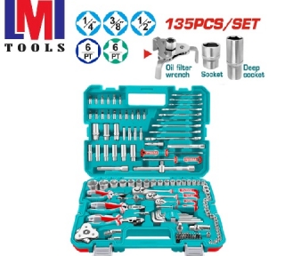 Bộ 135 công cụ kết hợp Total THKTHP21356