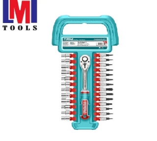 Bộ 27 đầu tuýp 1/4 inch Total THT141271