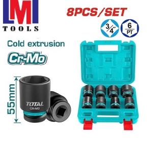 Bộ 8 đầu tuýp tác động 3/4