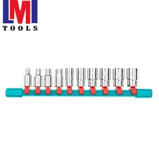 Bộ 10 đầu tuýp 1/4 inch Total THT1411023