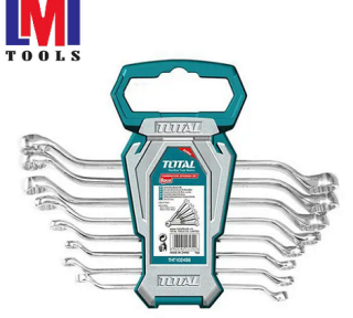 Bộ 8 cờ lê hai vòng Total THT102486