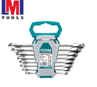 Bộ 8 cờ lê vòng miệng 2 chiều 8-19mm Total THT102RK086