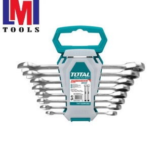 Bộ 8 cờ lê miệng vòng 2 chiều Total THT102RK586