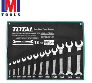 Bộ 12 cờ lê hai miệng 6-32mm Total THT1023121