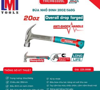 Búa nhổ đinh 20OZ/560g Total THCH61020L