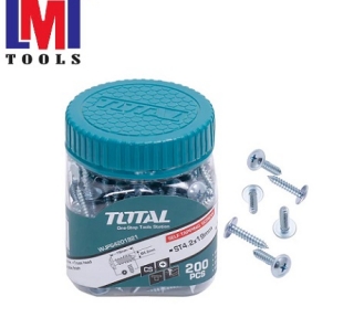 Bộ 200 vít tự khoá ST4.2x19mm Total WJPS4201921