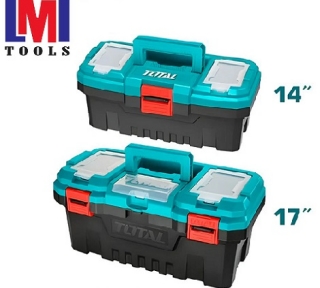 Bộ 2 hộp nhựa đựng công cụ 14 inch & 17 inch khóa nhựa Total TPBXK0021