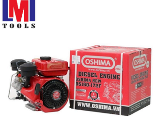 Động cơ nổ OSHIMA New OS160-172F 4.5HP Đỏ (Dầu)