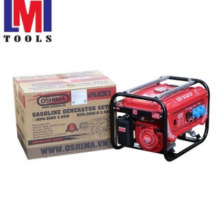 Tổ máy phát điện OSHIMA MPD-3000 3.0KW Đỏ 4 thì (chạy xăng) Tổ máy phát điện OSHIMA MPD-3000 3.0KW Đỏ 4 thì (chạy xăng)